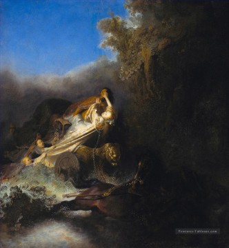 Enlèvement de Proserpine Rembrandt Peinture à l'huile